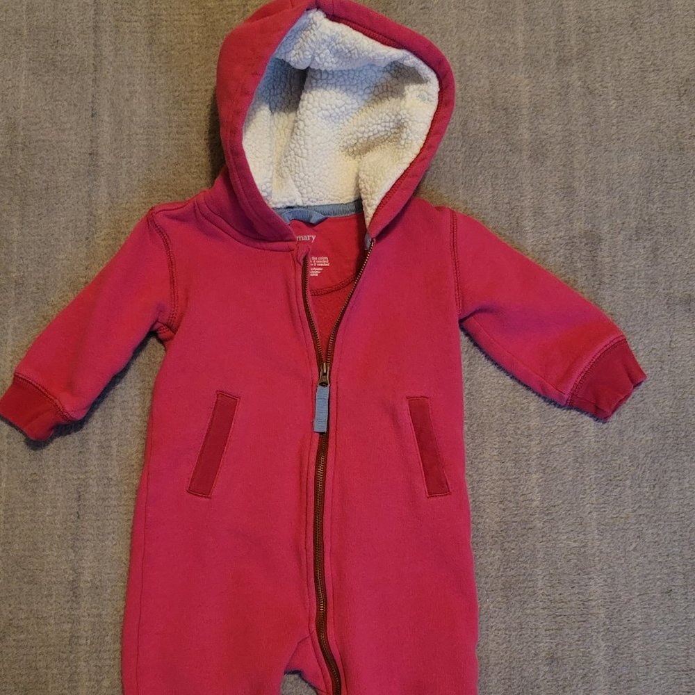 Primary cozy sweatsuit romper